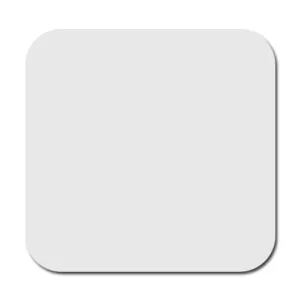 Alternative view of Gummi glassbrikker 100x100x3mm for sublimering