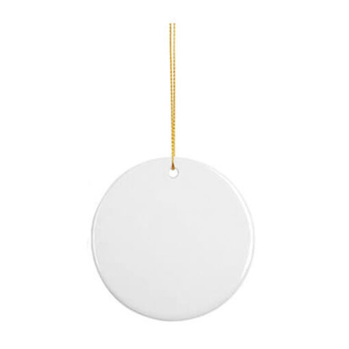 Keramisk hengende ornament med snor